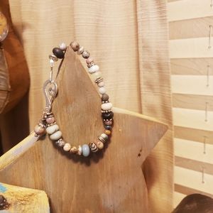 I handmake and only use natural gemstones.